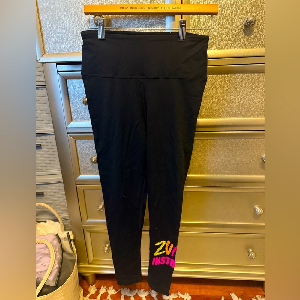 Zumba INSTRUCTOR Leggings SIZE MEDIUM